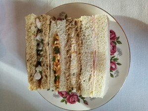 Sandwiches at Acklam Hall