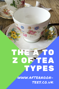 The A to Z of tea types Pinterest image