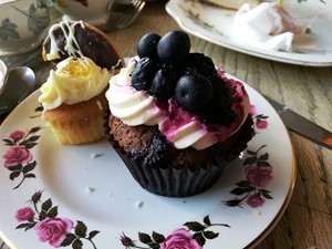 Cakes at the Olde Young Tea House