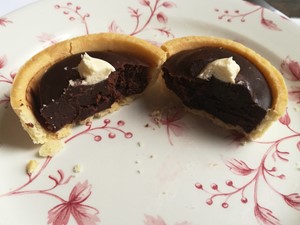 Chocolate tart at Crathorne Hall