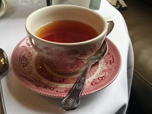 Cup of tea at Crathorne Hall