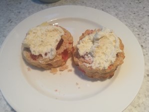 Scone at Ingleby Barwick Bistro