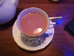 Cup of tea at The Keys
