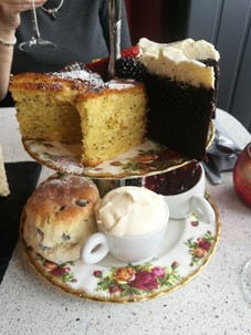 Afternoon tea at 12 Harland Place