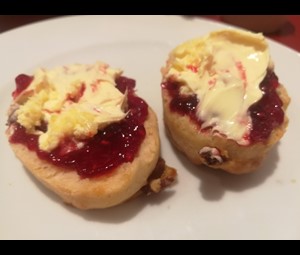 Scone and jam