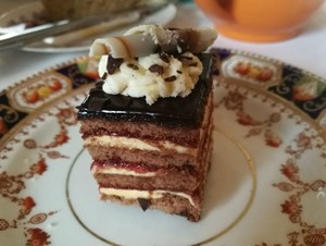 Opera cake at Acklam Hall