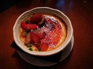 Winter creme brulee at Chadwicks Inn