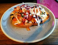 Tomato bruschetta at Al Fornos