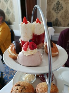 Desserts at Hardwicke Hall
