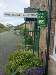 Sign at Bedale station