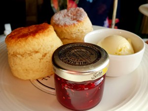 Scones and jam at Wynyard Hall