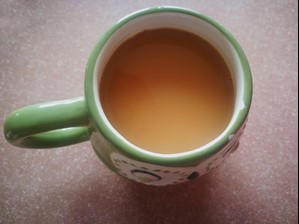 Yorkshire tea biscuit brew with milk