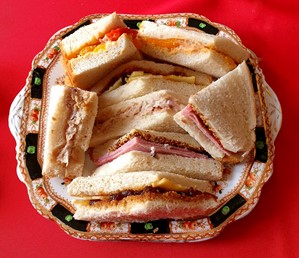 Selection of sandwiches