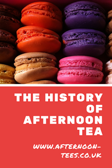 The history of afternoon tea - Pinterest image