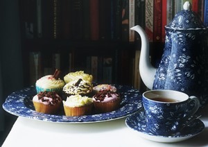 Tea and cupcakes